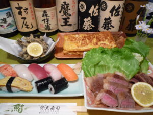 源太寿司のオススメ料理の品々です♪ お酒も豊富に揃えています！